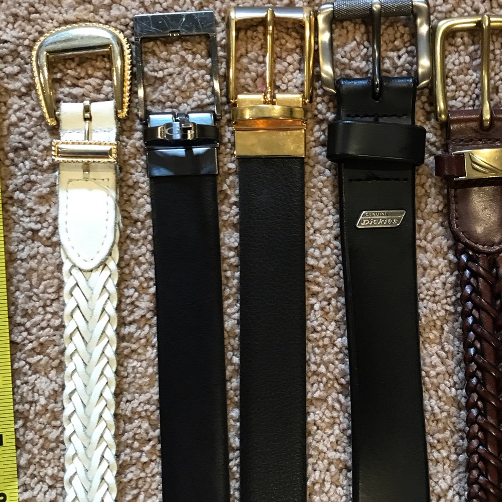 Men’s belts lot bundle